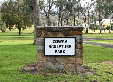 Cowra Sculpture Park Sign