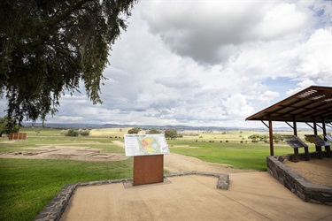 View of Cowra POW Camp